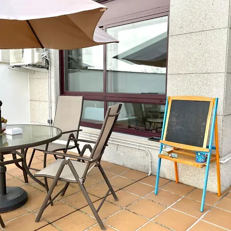 Estudio Centrico 1 Con Terraza Y Parking Privado Ourense Exterior photo